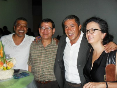 Carlos Valencia, Patricio Lovato, Pedro Gil y Rut Román.
