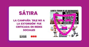 La campaña ‘Dile no a la extorsión’